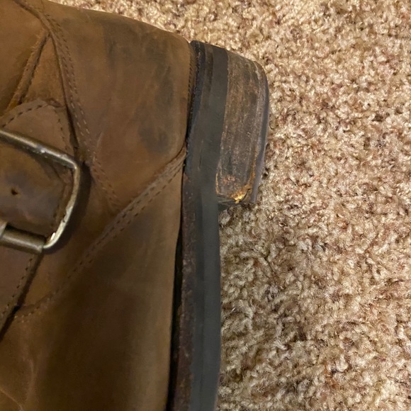 Jeffrey Campbell Over-the-Knee Brown Leather Boot - Picture 15 of 16